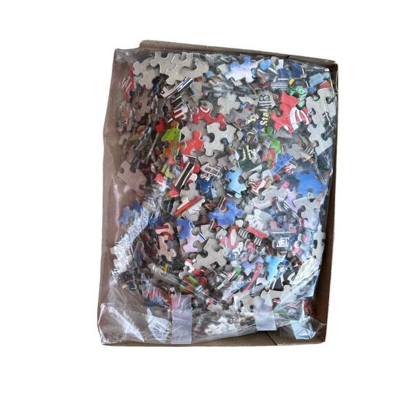 Springbox 1000 Piece Jigsaw Puzzle Along Route 66 Retro - Picture 6 of 7